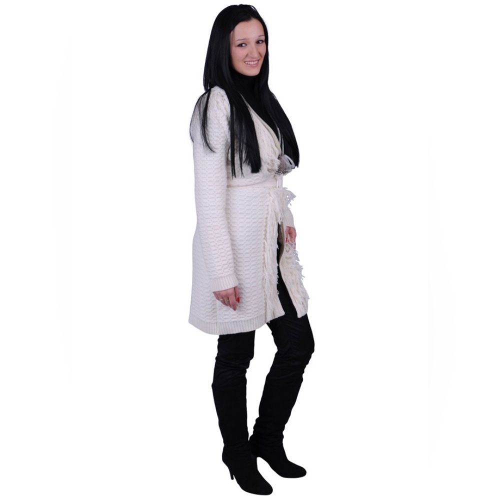 Fringed cardigan